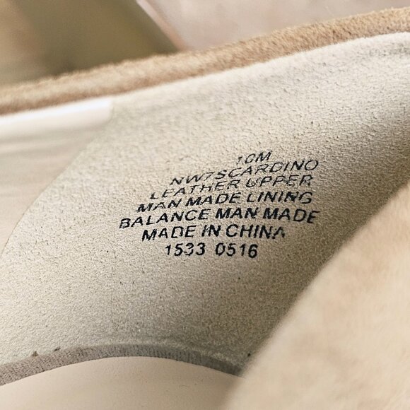 Nine West Tan Suede Scardino Heels | Size 10 - Picture 7 of 7